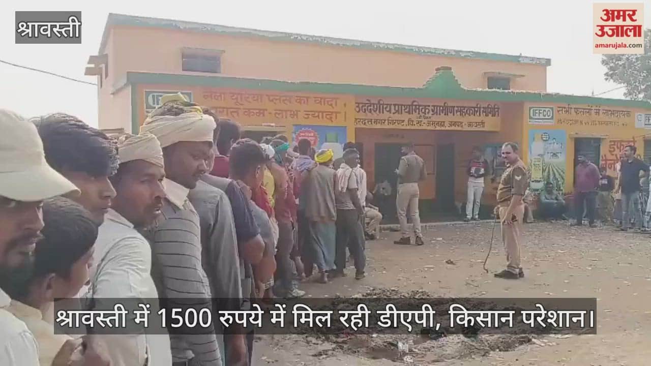 Video : श्रावस्ती में 1500 रुपये में मिल रही डीएपी, किसान परेशान