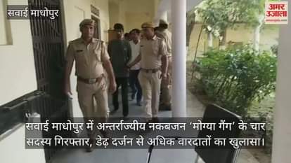 Sawai Madhopur News: 4 members of interstate Mogya Gang arrested, over a dozen crimes revealed