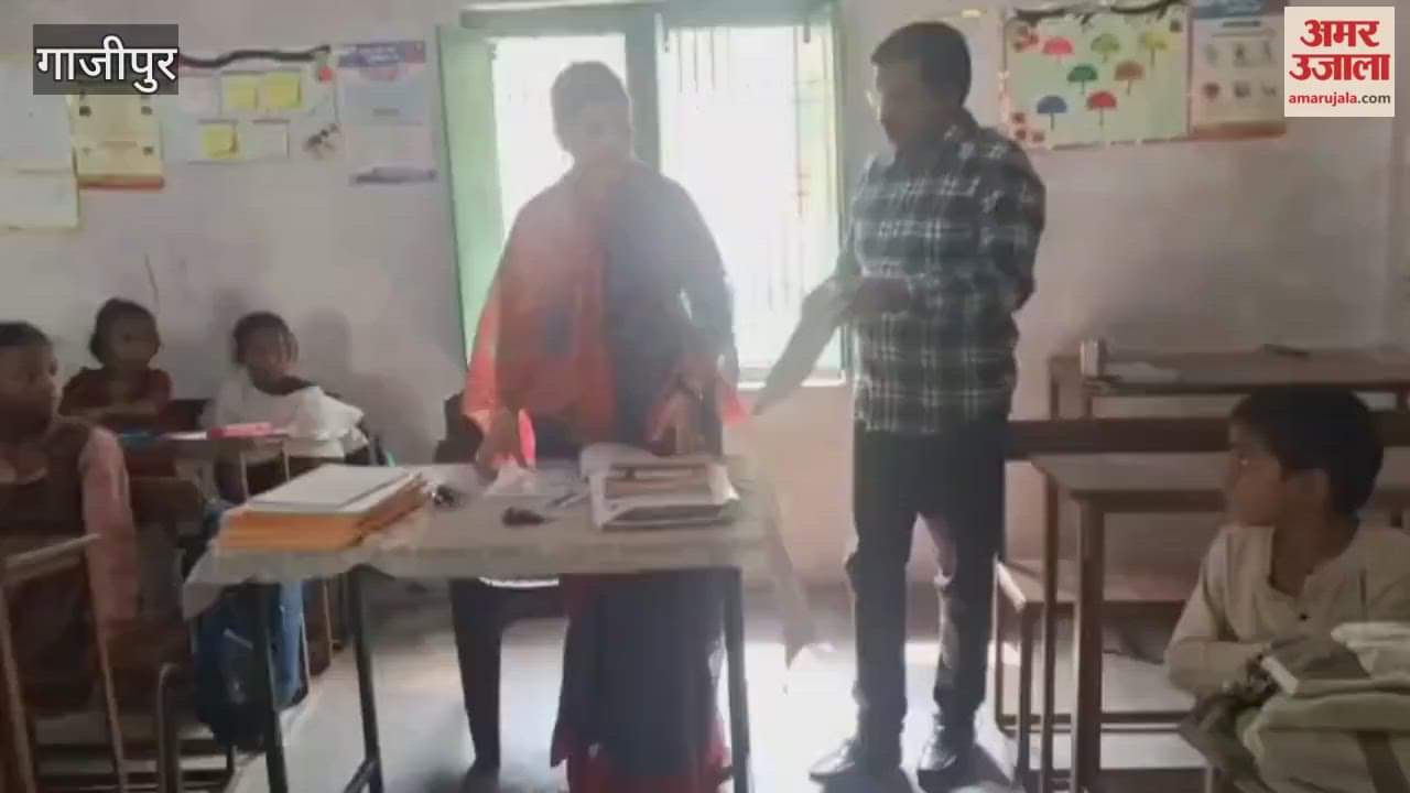 Children from five classes studying in same room VIDEO
