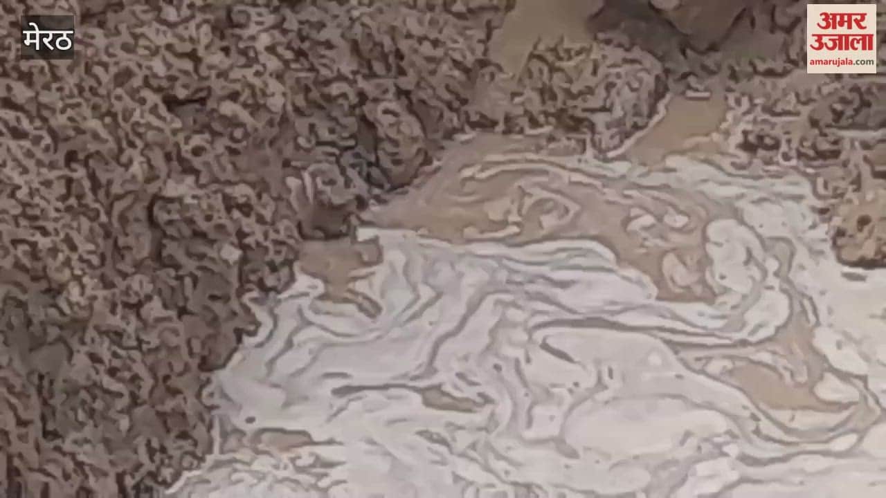 Meerut: Water did not reach homes due to leaking pipeline, people worried