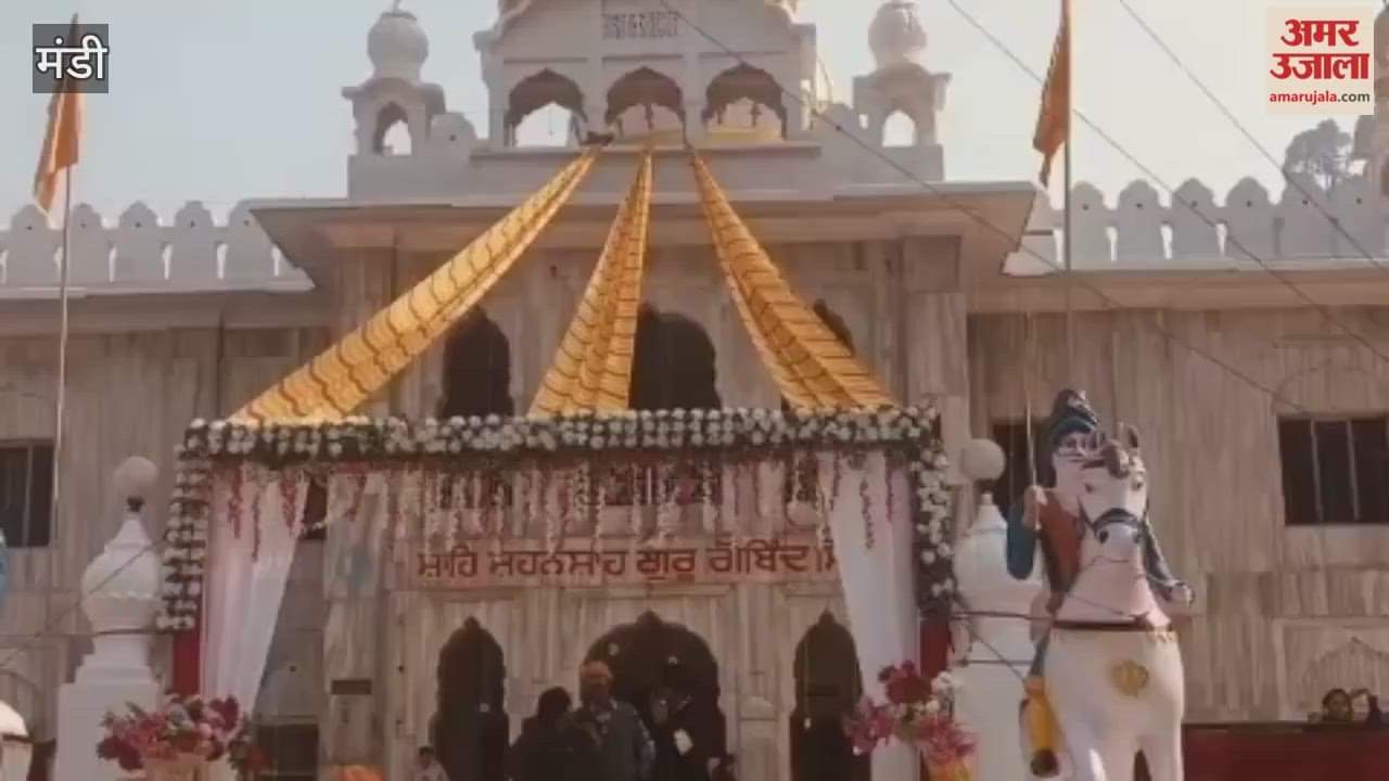 Mandi Guru Nanak Dev Ji Prakashotsav was celebrated with great enthusiasm in Mandi too