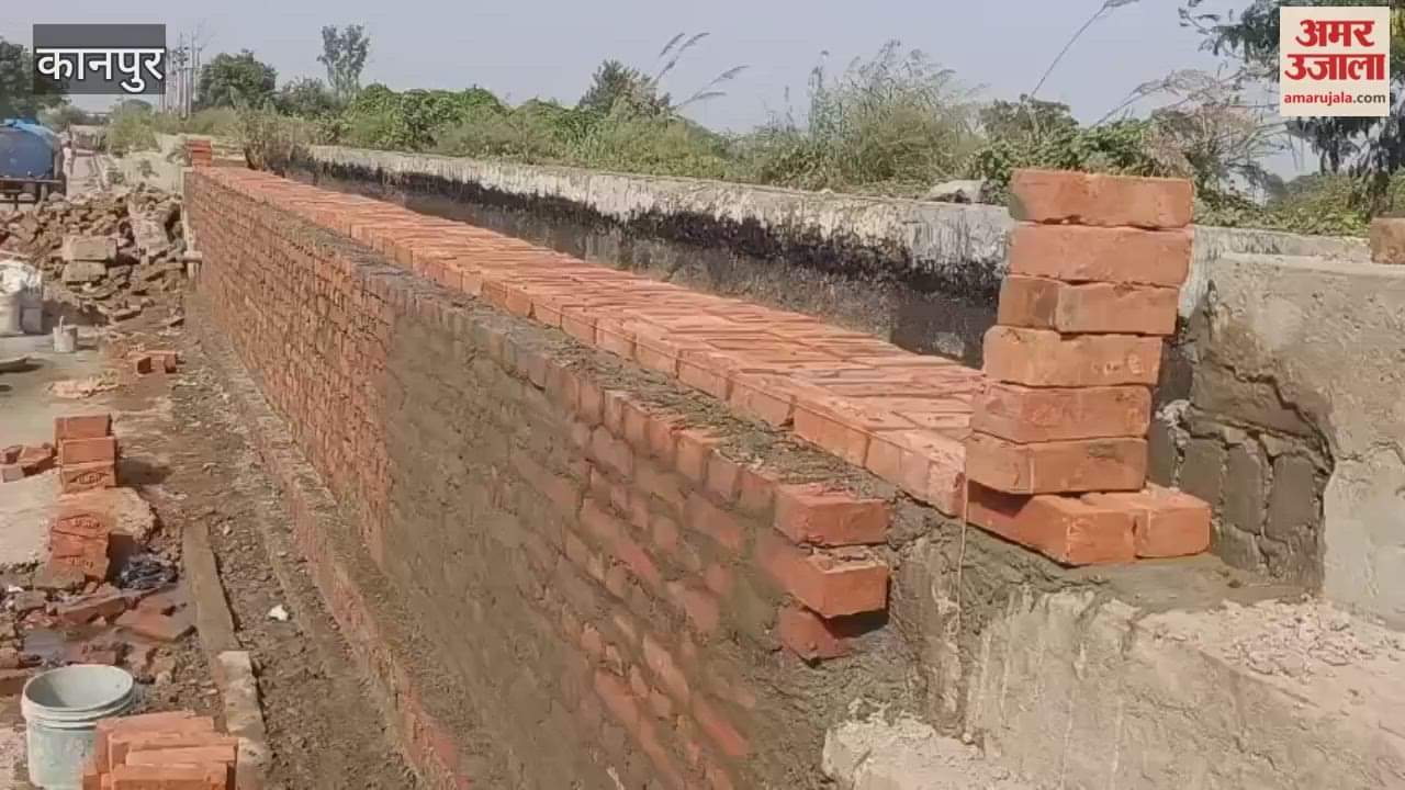 कानपुर में जाजमऊ इरिगेशन चैनल की मरम्मत, टूटने के बाद खेतों और सड़क में बहा था पानी