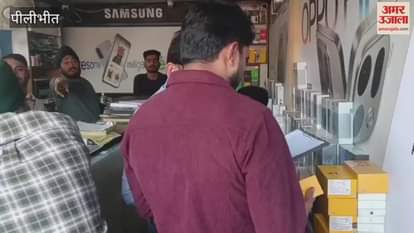 GST SIB raids mobile shop in Amaria, Pilibhit