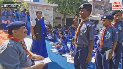Scout-Guide examination held on fourth day camp in shahjahanpur