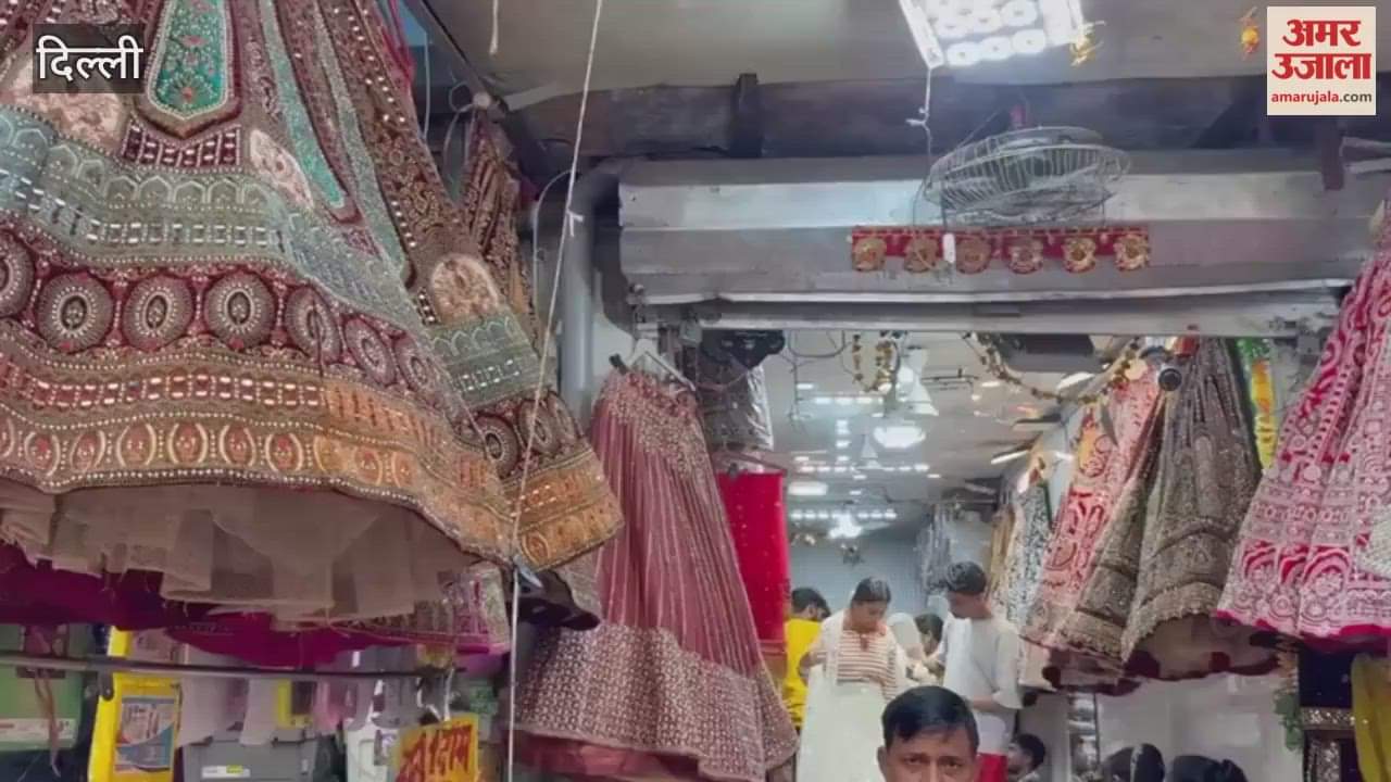 Designer lehengas available for up to Rs 300 per kg in Seelampur market
