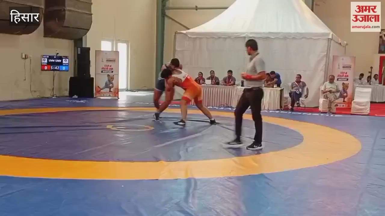 State-level wrestling competition begins in Hisar; 700 participants from across the state will showcase their skills over three days