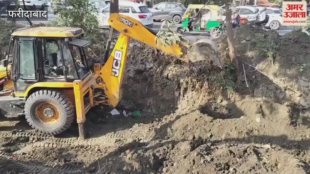 Drain construction work accelerated in Faridabad