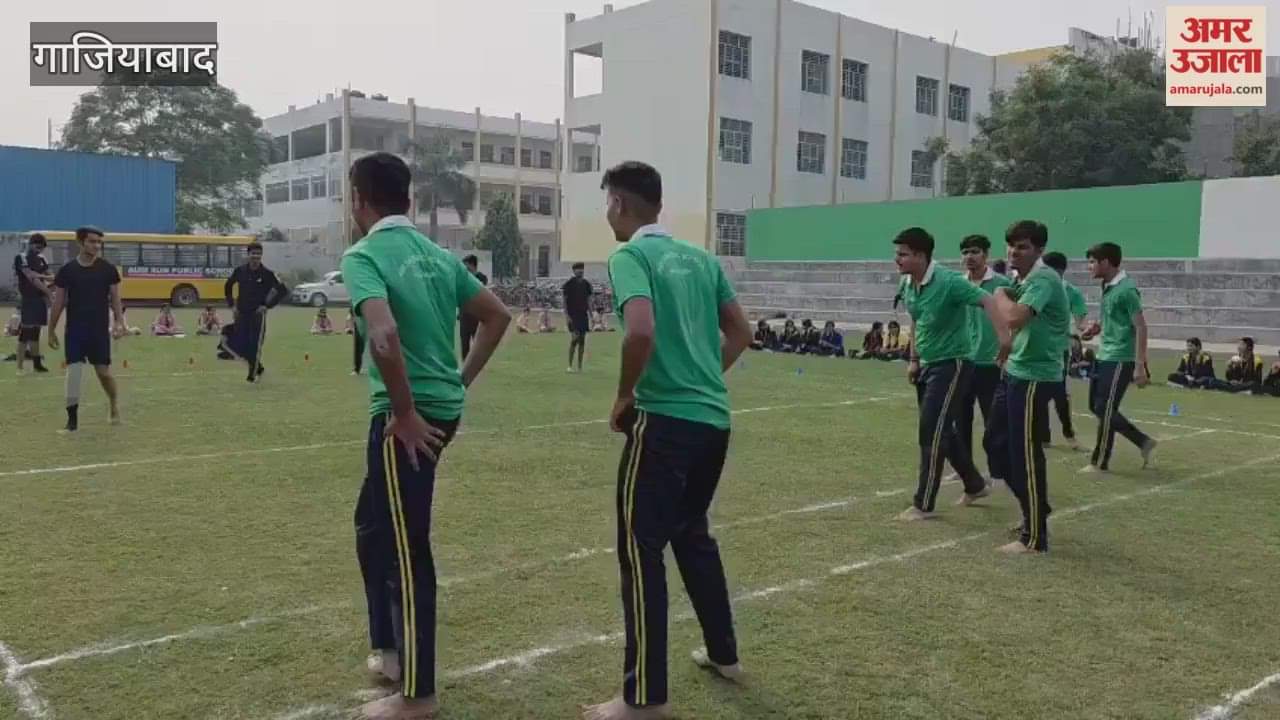 Inauguration of Kabaddi League match at Sun Public School in Ghaziabad
