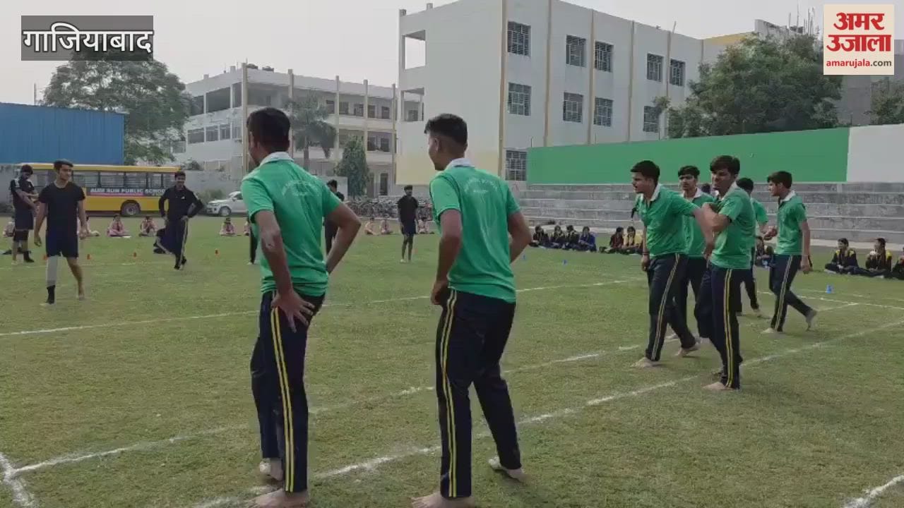 Inauguration of Kabaddi League match at Sun Public School in Ghaziabad