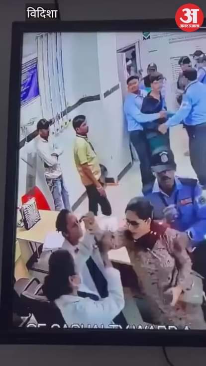 Vidisha Medical College witnesses uproar over hijab, attack on doctor and nurse during treatment