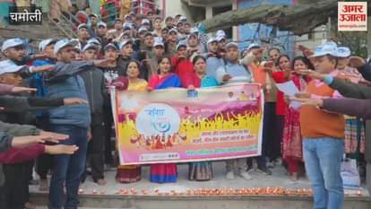 Karnaprayag Municipality celebrated Ganga Utsav, unitedly took oath to keep it clean