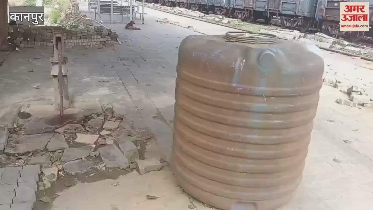 Hand pumps at Gangaghat Railway Station are out of order, and passengers are drinking water from toilet tank