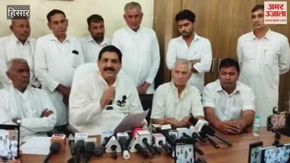 Congress leader Anil Mann in Hisar said – Sampat Singh's entire political journey was a symbol of opportunism and personal selfishness