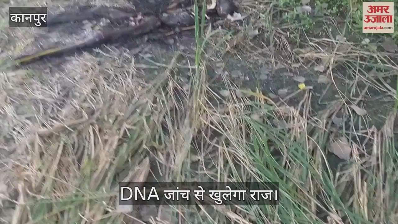 कानपुर: सचेंडी के खेत में मिला कंकाल, जली हुई थी आसपास की घास