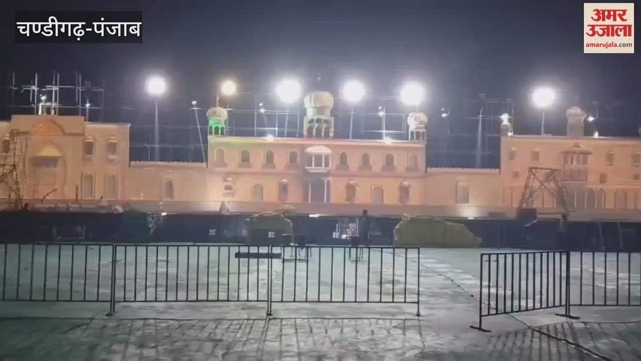 Light and sound show dedicated to the martyrdom day of Shri Guru Tegh Bahadur in Fazilka today