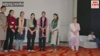 In Mahendragarh, students in government colleges are practicing hard for the Zonal Youth Festival.