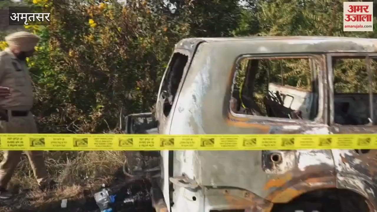 Car catches fire in Verka area of Amritsar