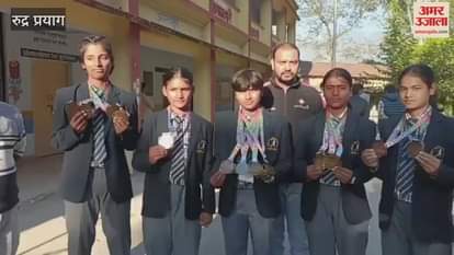 Rudraprayag again wins the state level athletics competition