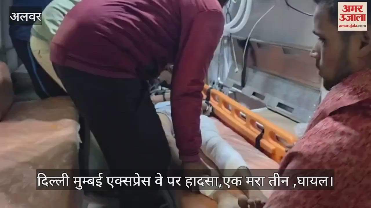 Alwar News: High-speed car overturns on Delhi-Mumbai Super Expressway, one dead