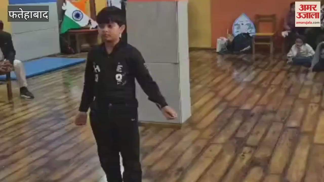 Sanyam of SMVM School secured third position at the state level in mono acting in Tohana of Fatehabad