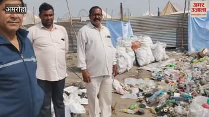 They washed away their sins by taking a dip in the Ganga but left a pile of plastic on the banks