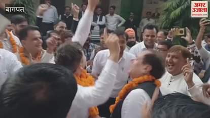 Baghpat: Subhash Tomar became the president and Ajit Singh became the general secretary in the bar elections.