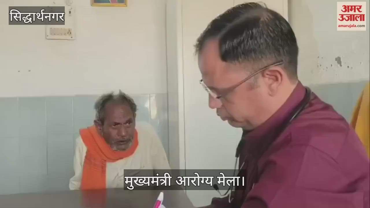 Crowd of fever patients at the health fair