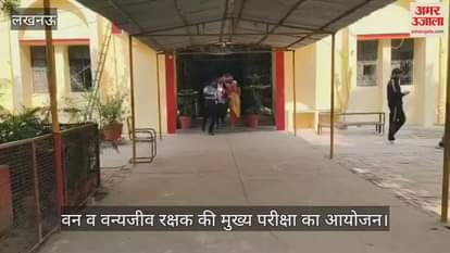 VIDEO: उत्तर प्रदेश अधीनस्थ सेवा चयन आयोग की ओर से वन व वन्यजीव रक्षक की मुख्य परीक्षा का आयोजन