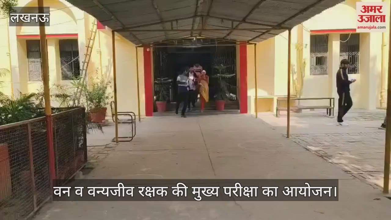 VIDEO: उत्तर प्रदेश अधीनस्थ सेवा चयन आयोग की ओर से वन व वन्यजीव रक्षक की मुख्य परीक्षा का आयोजन
