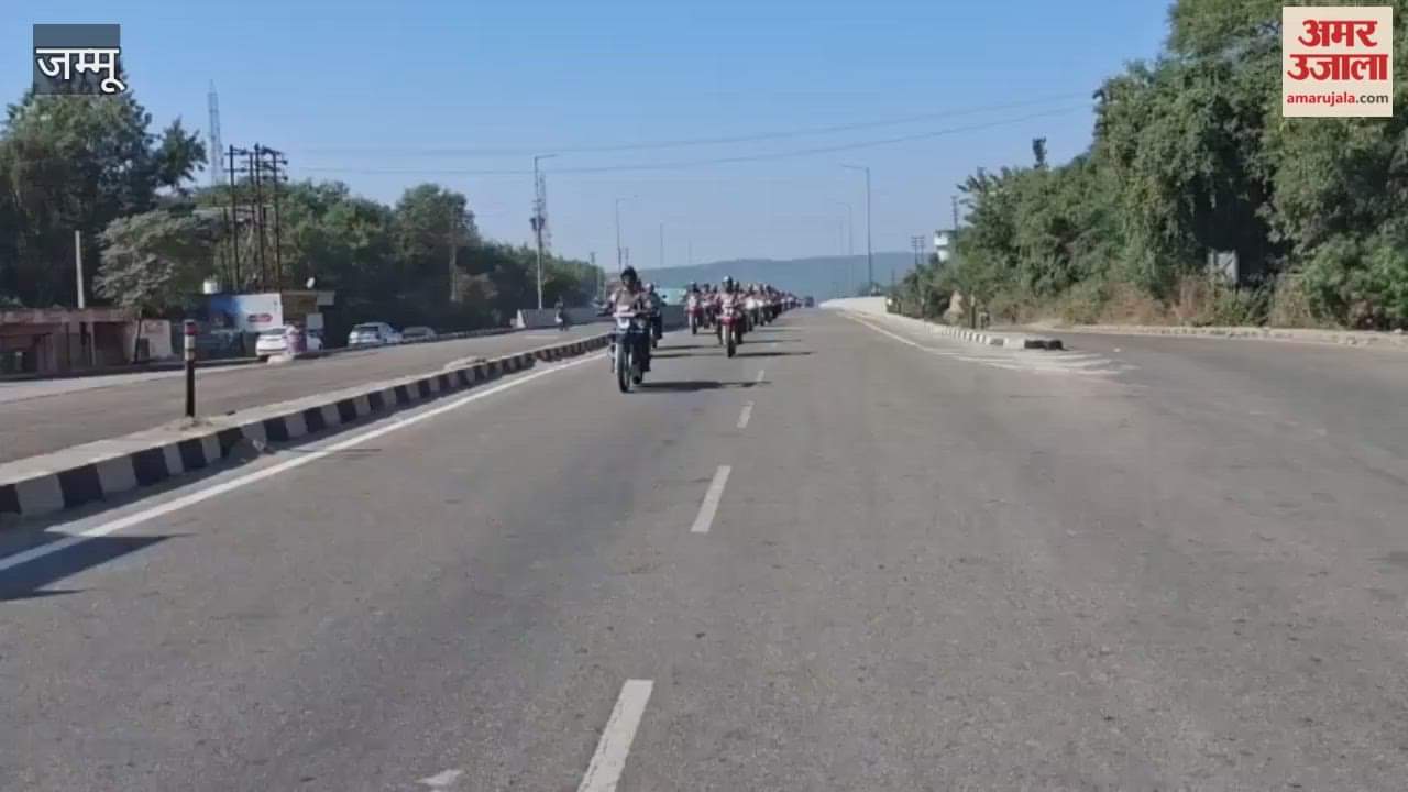 BSF bike rally started with grand welcome in Samba, team will reach Bhuj