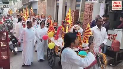 Inauguration of Devdham Bhavan in etah