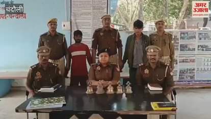 Two thieves arrested for stealing five brass bells from Hanumangarhi temple