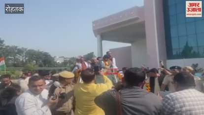 Shaifali Verma arrives in Rohtak