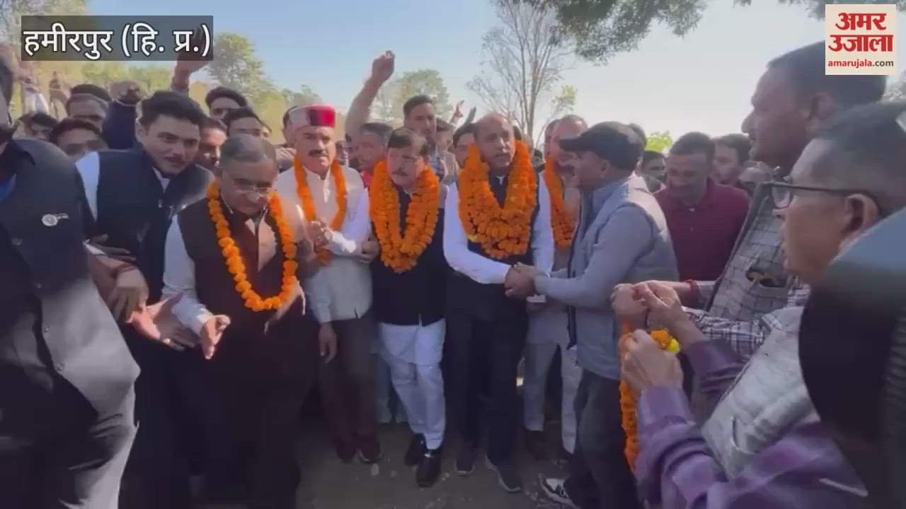 Jairam Thakur listed the development works for Hamirpur one by one, rejecting the allegations of neglect by the CM