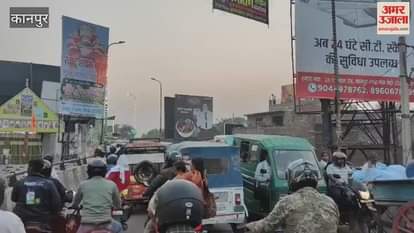 New Ganga Bridge was jammed several times from afternoon to evening