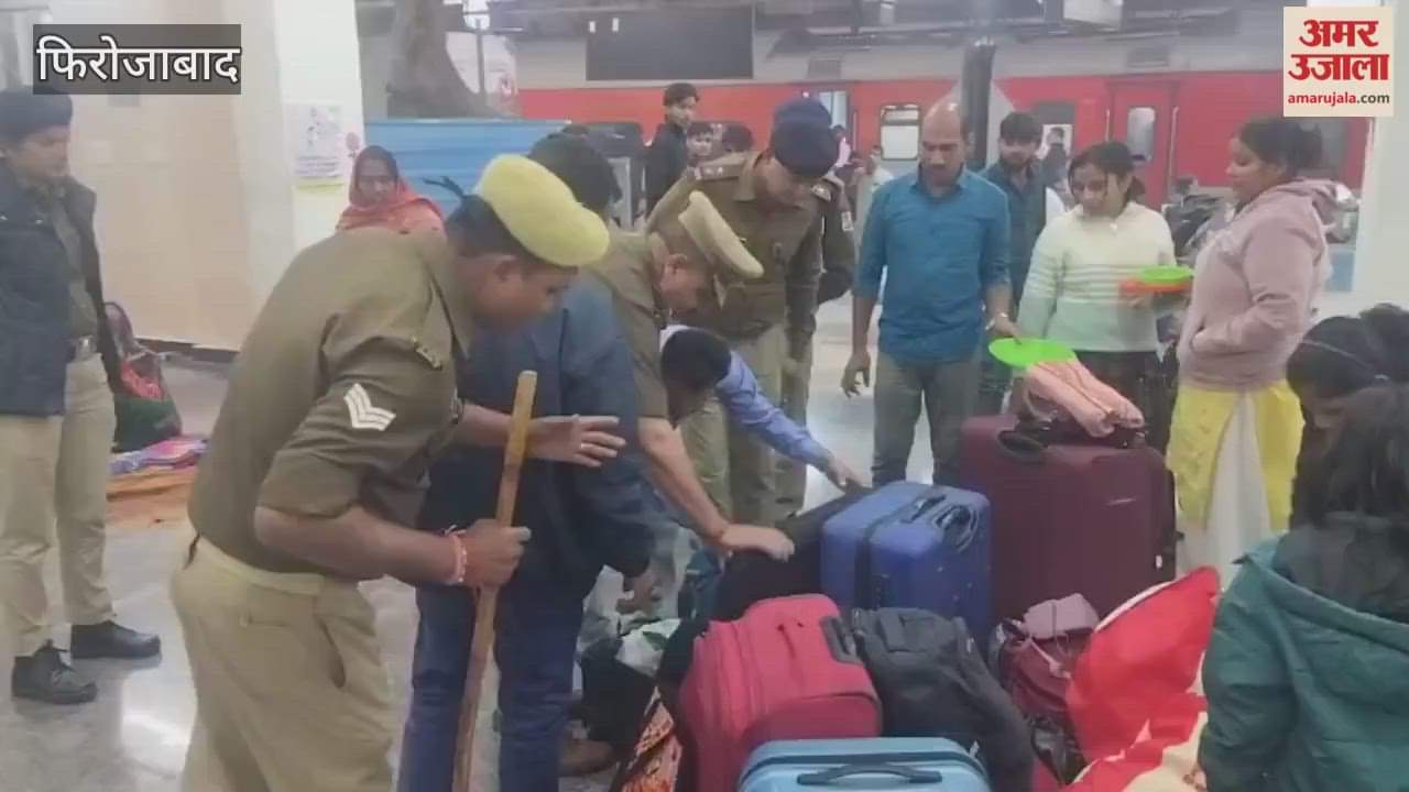 Tight Security at Tundla Station
