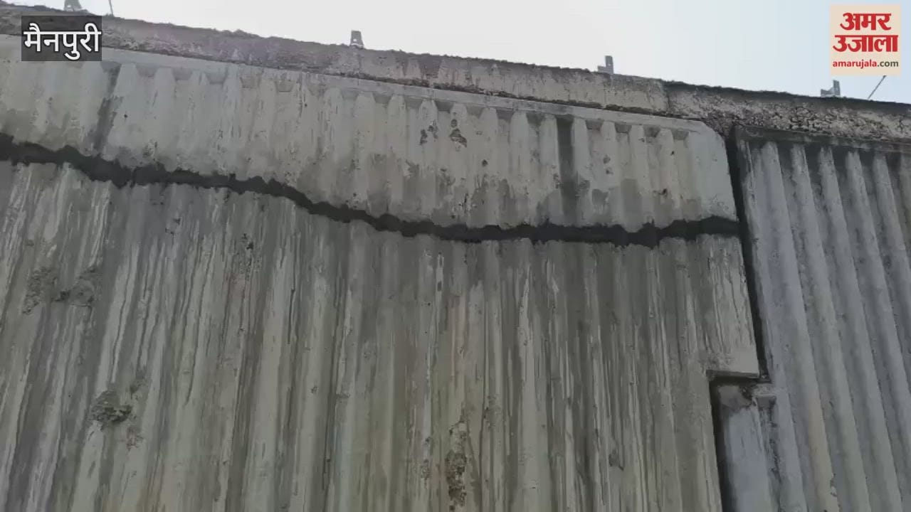 Fear of collapse due to crack in highway panel