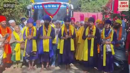 Kangra A huge Nagar Kirtan was taken out on the 556th Prakash Parv of Guru Nanak Dev Ji