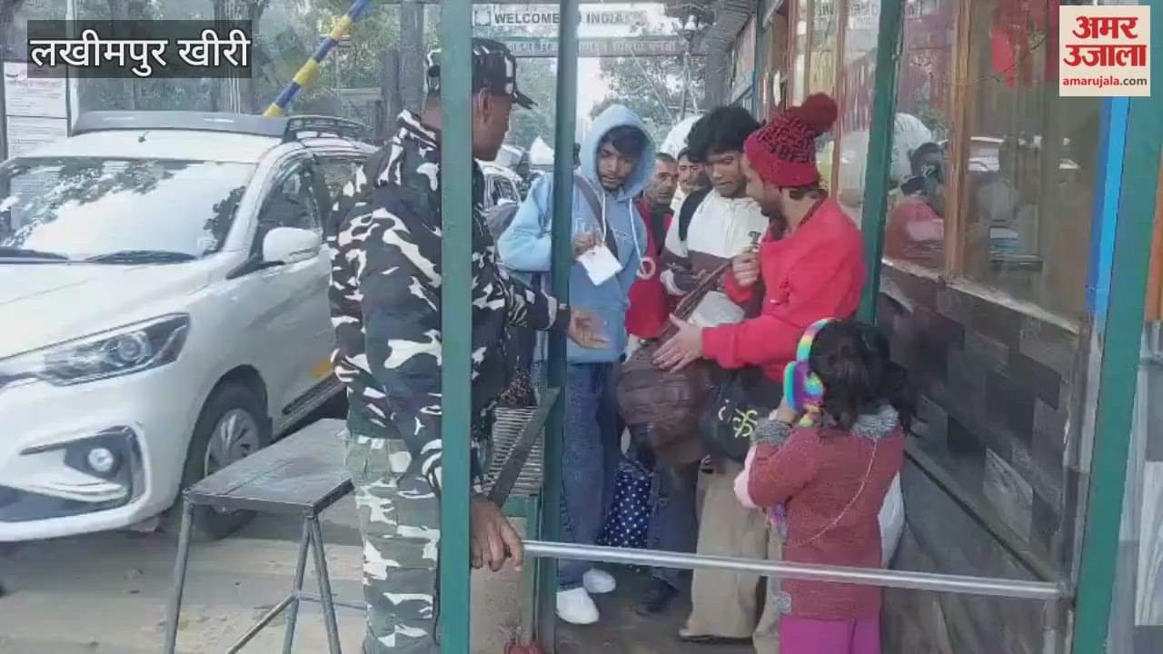 Strict vigilance maintained at Indo-Nepal border in Lakhimpur Kheri