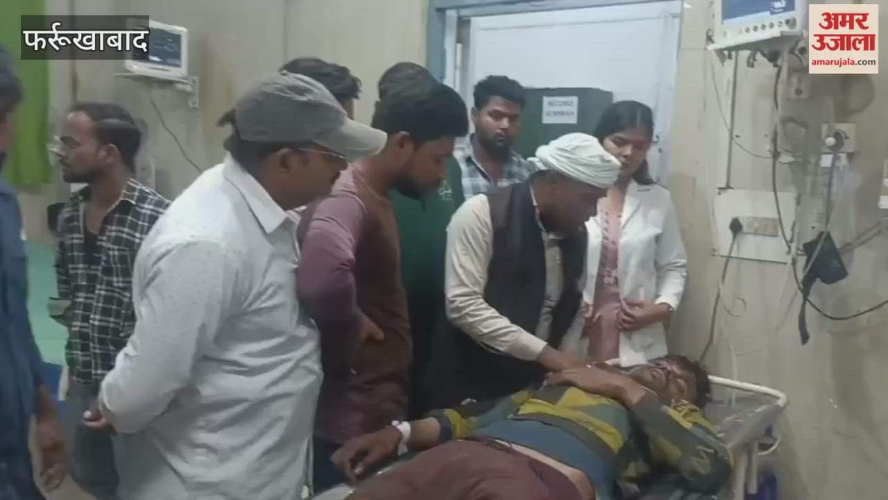 Farrukhabad: Bike tank explodes as soon as valve is opened to fill air, employee injured