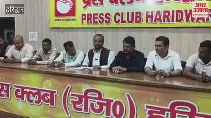 Haridwar: Former BJYM Mandal President casts vote in Bihar, Congress raises questions in press conference