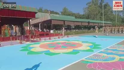 Passing out and oath taking ceremony organised after parade at Panchkula Bhanu ITBP