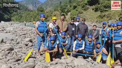 River rafting training was started by the Tourism Department in pithoragarh