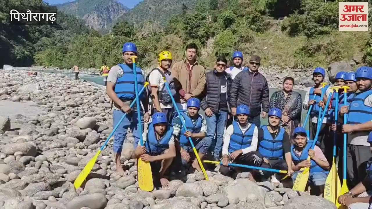 River rafting training was started by the Tourism Department in pithoragarh