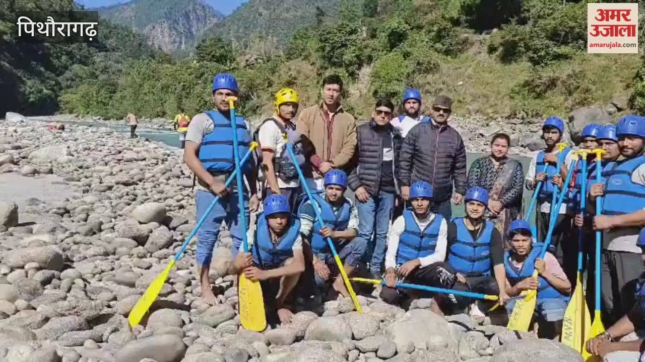 River rafting training was started by the Tourism Department in pithoragarh