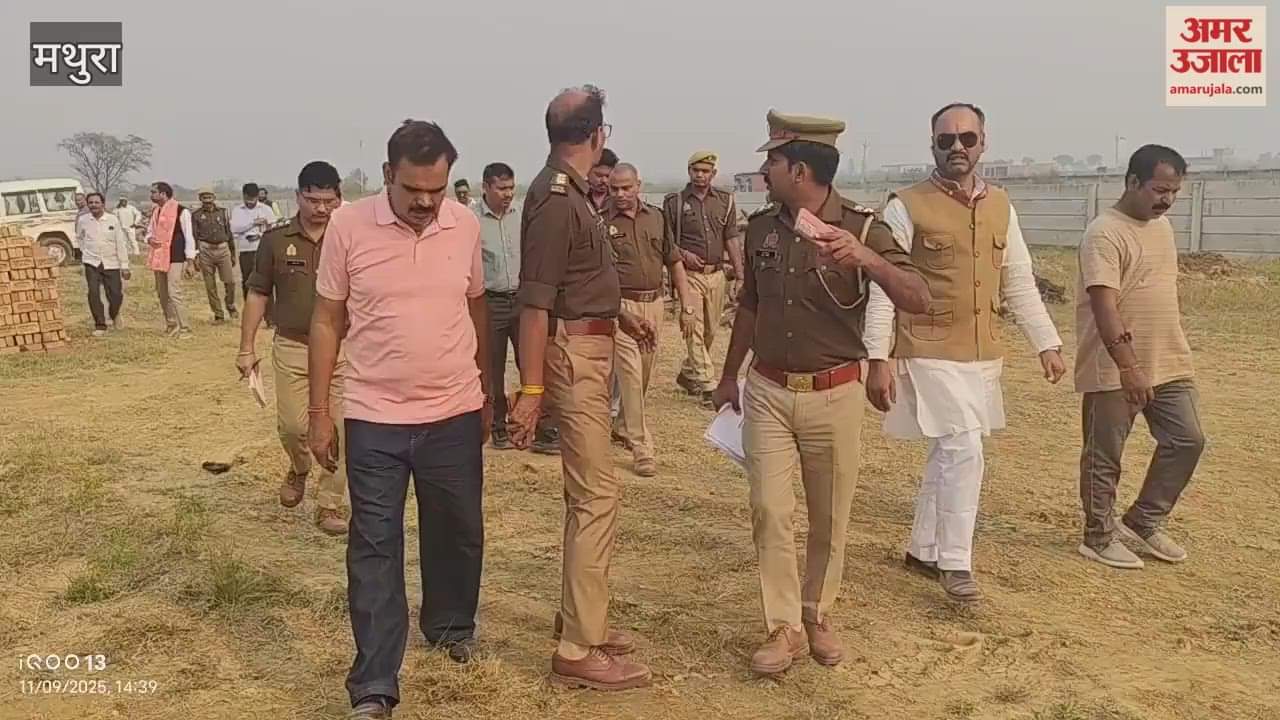 SP Rural inspects arrangements for Dhirendra Shastri’s Sanatan Hindu Ekta Padyatra halt in Chhata
