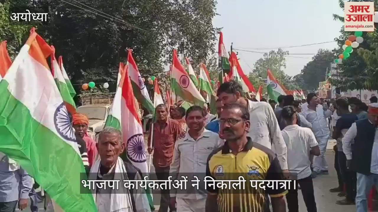 VIDEO : सरदार पटेल जयंती पखवाड़ा पर भाजपा कार्यकर्ताओं ने निकाली पदयात्रा