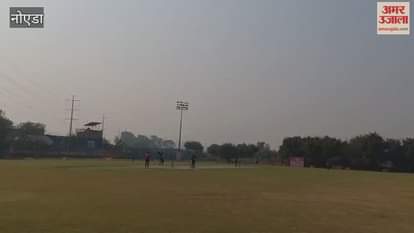 Cricket match organized at NCR Sports Ground Sector-123 noida