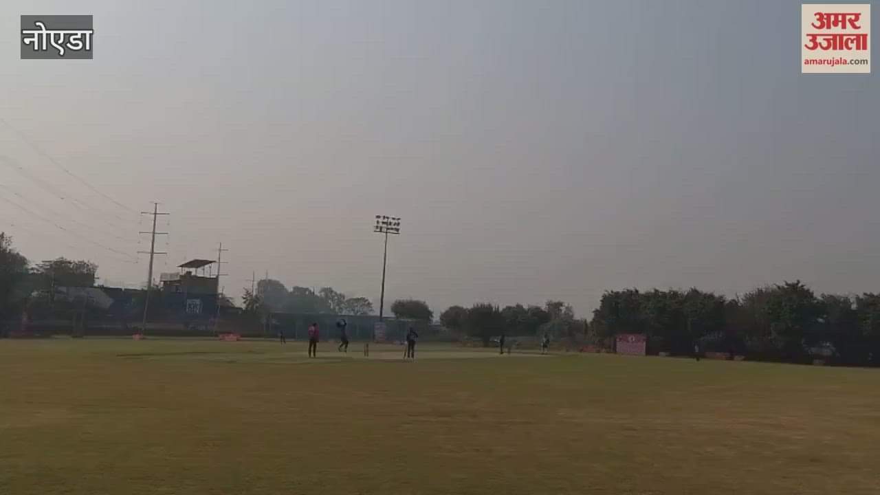 Cricket match organized at NCR Sports Ground Sector-123 noida