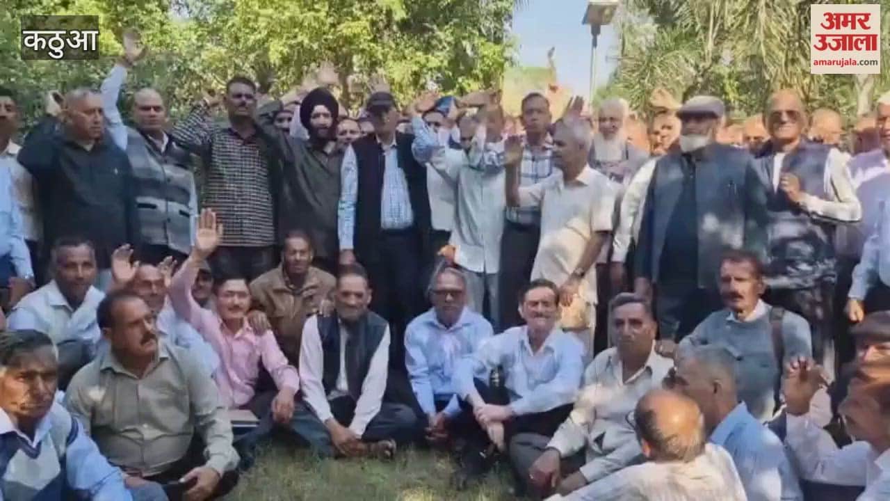 Meeting of promoted and retired police officers in Kathua, welcoming the court's decision